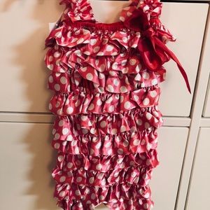 Pink Polka dot jumper